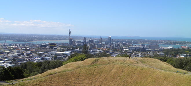 Blick über Auckland in Neuseeland