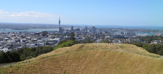 Blick über Auckland, Neuseeland